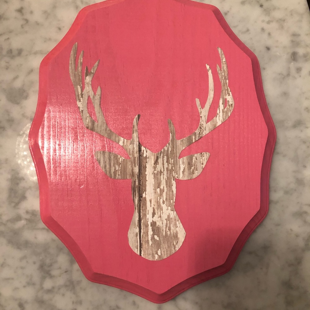 NEW Pink home decor Antler